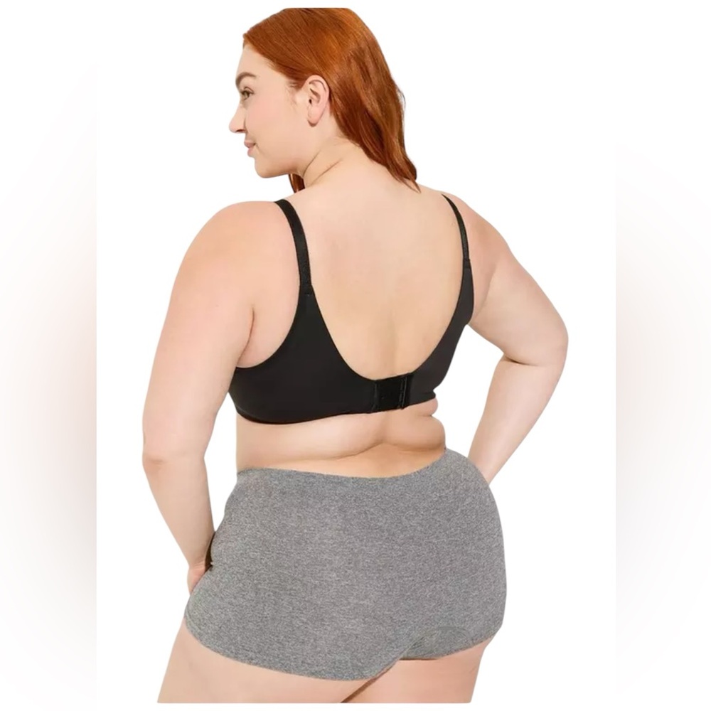 Torrid Seamless Boyshort Panty, Size 3X, New with Tags, Heather Grey